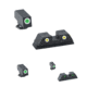Ameriglo Night Sights, Black, Green, Green Front/Rear