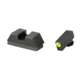 Ameriglo Optics Compatible Tritium Handgun Sight Set for Glock Flat Black .295 Rear 1L Tall Green with Black .220 Front 3030BDA5, GL-680