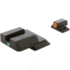 Ameriglo Pro I-dot Set Smith &amp; Wesson M&amp;P Front Is ProGlo Green Tritium With Orange Outline Single Dot Green Rear Sight