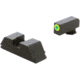 AmeriGlo Protector Sight Set for Walther PDP w/Green Tritium LumiGreen Outline Front/ Black Serrated Rear, WA-533