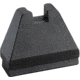 AmeriGlo Rear Only-Glock black rear .554 ht .150 notch, GL-404-554