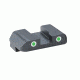 Ameriglo Rear Tritium Night Sights Glock 43 Green Tritium With White Outlines