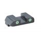 Ameriglo Rear Tritium Night Sights Glock 43 Green Tritium With White Outlines GL-430R