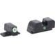 AmeriGlo SIG I-Dot Tritium Pistol Sight Sets, Green Tritium Lamp, White Outline FRONT, Green Single Dot REAR, SG-101