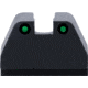 AmeriGlo Smith and Wesson Rear Sight, Green Tritium 2-Dot Black Outlines .492inH .150in Sq Notch, Smith &amp; Wesson, SW-2200R