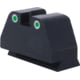 AmeriGlo Smith and Wesson Rear Sight, Green Tritium 2-Dot White Outlines .492inH .150in Sq Notch, Smith &amp; Wesson, SW-2100R