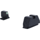 AmeriGlo Smith &amp; Wesson Pistol Front Sight, Green Tritium White Outline .378in FRONT, Black .492inREAR, Smith &amp; Wesson, SW-411