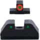 AmeriGlo Smith &amp; Wesson Trooper Night Sight, Green Tritium Orange Outline FRONT, Green Tritium Black Outline Serrated SQ REAR, Smith &amp; Wesson, SW-817