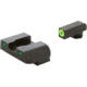 AmeriGlo Spartan 3 Dot Night Sights for Glock 20/21/29/30/31/32/36/40/41 w/Green Tritium LumiGreen Outline Front/ Green Tritium Black Outline Rear, GL-548