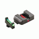 Ameriglo Target Competition Set For Glock 17-39 Green Fiber Front Fiber Red Fiber Rear