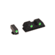 AmeriGlo Tritium Front Tritium Rear Fits Glock 20 Classic Rear, Green, Setscrew