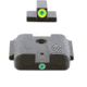 AmeriGlo Tritium Front and Rear Sights MP Shield 2 Dot night Sight set ProGlo Front with LumiLime Outline, GRN single Dot Rear SW-345