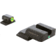 AmeriGlo Tritium Front and Rear Sights MP Shield 2 Dot night Sight set ProGlo Front with LumiLime Outline, GRN single Dot Rear SW-345