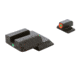 AmeriGlo Tritium Front and Rear Sights MP Shield 2 Dot night Sight set ProGlo Front with ORNG Outline, GRN single Dot Rear SW-245