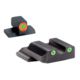 Ameriglo Tritium Front/Rear Combo Sights Green Dot White Outline Rear And Green Dot Orange Outline Front For S&amp;W Shield SW-745