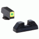 Ameriglo Tritium front serrated rear, green green GL-646