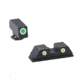 Ameriglo Tritium Night Sight Set, Classic Green Front,Yellow Rear for Glock 17, 19, 22, 23, 24, 26, 27, 33, 34, 35, 37, 38, 39 - GL115