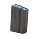 Ammunition Storage Components AR-15 6.5 Grendel Stainless Steel Magazine, 10 Round, Black Marlube/Blue Follower, 110-65-SS-BM-BL-ASC