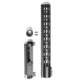 Ammunition Storage Components AR15 Billet Slick Side Upper Receiver, 15in Free Float MLOK Handguard Combo, Black, AR15-BSSU-15-MLOK-HG-Combo