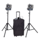 AmpliVox Deluxe Wireless Powered Speaker Half-Mile Hailer Kit, Black, SW642