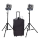 AmpliVox Deluxe Wireless Powered Speaker Half-Mile Hailer Kit, Black, SW642