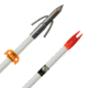 AMS Fiberglass Arrow Chaos QT Point &amp; AMS EverGlide Safety Slide, A208-WHT