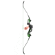 AMS Water Moc Sport Kit Includes 45# Water Moc Recurve Bow w/ String Things, Retriever Sport Bowfishing Reel and Zip Rest, B745-RH