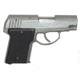 Arcadia Machine &amp; Tool Backup Pistol, 9mm Luger, 3in barrel, stainless steel frame, checkered fiberglass grip, recoil operated semi-automatic, grooved slide, 6 round magazine, AMT-BP-9MM-3-1-FRRMPG