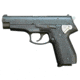 Arcadia Machine &amp; Tool On-Duty Pistol, 9mm Luger, 4.5in barrel, anodized aluminum frame, black carbon fiber grip, recoil operated semi-automatic, fixed white 3-dot, 15 round magazine, AMTONDUTY9MM4.51FRRMPG