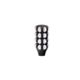 Anarchy Outdoors Bolt Knob, Grenade Style, Two Tone, 5/16x24, Black, ABK-GRN-BLKTT