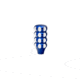 Anarchy Bolt Knob Grenade Two Tone, 5/16x24, Blue ABK-GRN-BLU