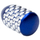 Anarchy Outdoors Dragonscale Bolt Knob, 1.5 in Length, Blue/Silver, 791617485488