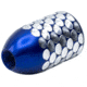 Anarchy Outdoors Dragonscale Bolt Knob, 1.5 in Length, Blue/Silver, 791617485488