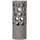 Anarchy Outdoors Full Port Muzzle Brake, .30 cal, 1/2x28, Matte Silver, 791617486409