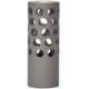Anarchy Outdoors Full Port Muzzle Brake, .30 cal, 1/2x28, Matte Silver, 791617486409