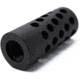 Anarchy Outdoors RPR Rimfire Bull Barrel Full Port Muzzle Brake, .22 Caliber, 1/2x28 Thread, 0.86 in OD, Black, 791617486201
