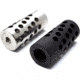 Anarchy Outdoors RPR Rimfire Bull Barrel Full Port Muzzle Brake, .22 Caliber, 1/2x28 Thread, 0.86 in OD, Black, 791617486201