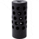 Anarchy Outdoors RPR Rimfire Bull Barrel Full Port Muzzle Brake, .22 Caliber, 1/2x28 Thread, 0.86 in OD, Black, 791617486201