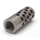 Anarchy Outdoors Titanium Full Port Muzzle Brake for RPR, Polished Titanium, 791617480209