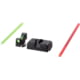 Angry Bear Arms Glock Bear Bones 42/43/43X/48 Low Profile Serrated Small Frame Fiber Optic Pistol Sights