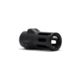 Angstadt Arms 3-Lug Adapter, 9mm A1 Style Flash Hider 1/2x36, Black, AA093LHB36