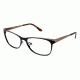 Ann Taylor AT101 Progressive Prescription Eyeglasses - Frame Black / Brown, Size 53/15mm TYAT10101