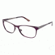 Ann Taylor AT101 Progressive Prescription Eyeglasses - Frame Eggplant / Gunmetal, Size 53/15mm TYAT10102