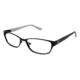 Ann Taylor AT208 Bifocal Prescription Eyeglasses - Frame Matte Black/Ivory, Size 53/16mm TYAT20801