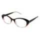 Ann Taylor AT303 Progressive Prescription Eyeglasses - Frame Brown/ Light Pink Fade, Size 51/17mm TYAT30302