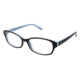 Ann Taylor AT304 Bifocal Prescription Eyeglasses - Frame BRWN/LIGHT BLUE, Size 53/16mm TYAT30402