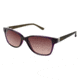 Ann Taylor AT506 Progressive Prescription Sunglasses TYAT50603 - Frame Color Eggplant Fade/Translucent Dark Olive