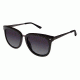 Ann Taylor AT510 Sunglasses - Frame Black/Gunmetal, Lens Color Dark Grey Gradient, Size 55/20mm TYAT51001