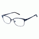 Ann Taylor ATP006 Bifocal Prescription Eyeglasses - Frame Mt Navy, Size 49/16mm TYATP00603