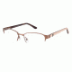 Ann Taylor ATP701 Single Vision Prescription Eyeglasses - Frame BROWN/KHAKI TYATP70102